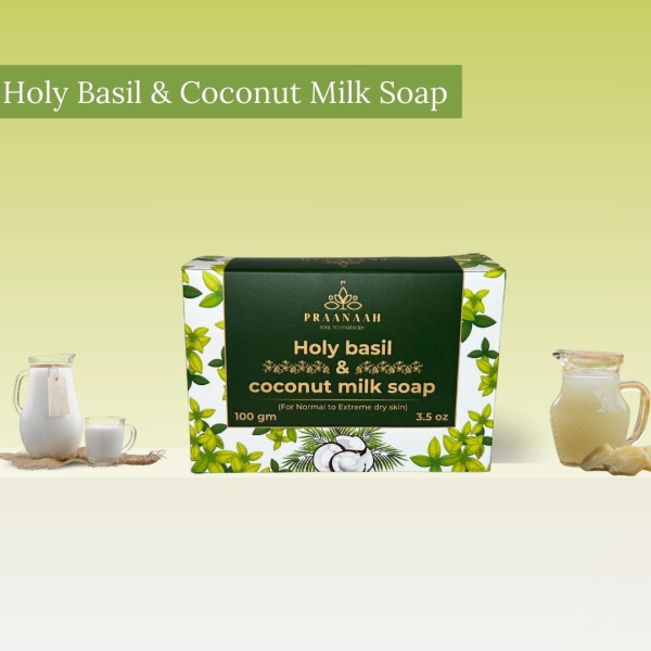 Holy basil & coconut milk soap