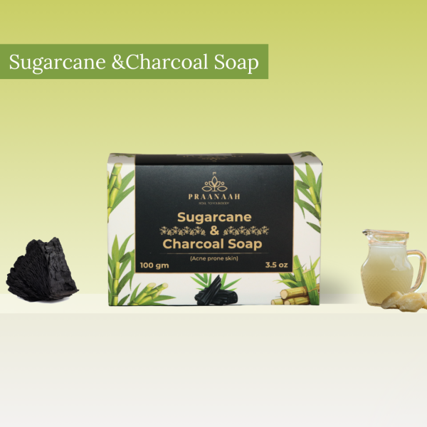 Sugarcane & Charcoal Soap 